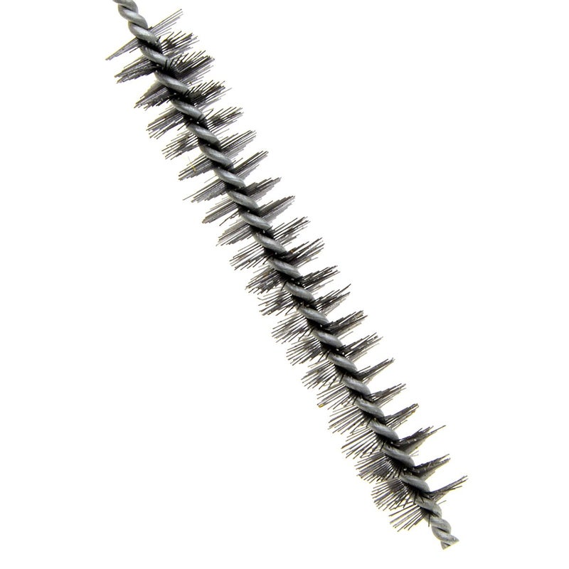 YXQ 12Pcs Tube Brush Kit Stainless Steel/Brass Round Wire Pipe Cleaner Long-Handle Metal Bristle Cleaning for Auto Parts, Bottles, 12 inch X 6mm/8mm/10mm/12mm/15mm/20mm - Image 3